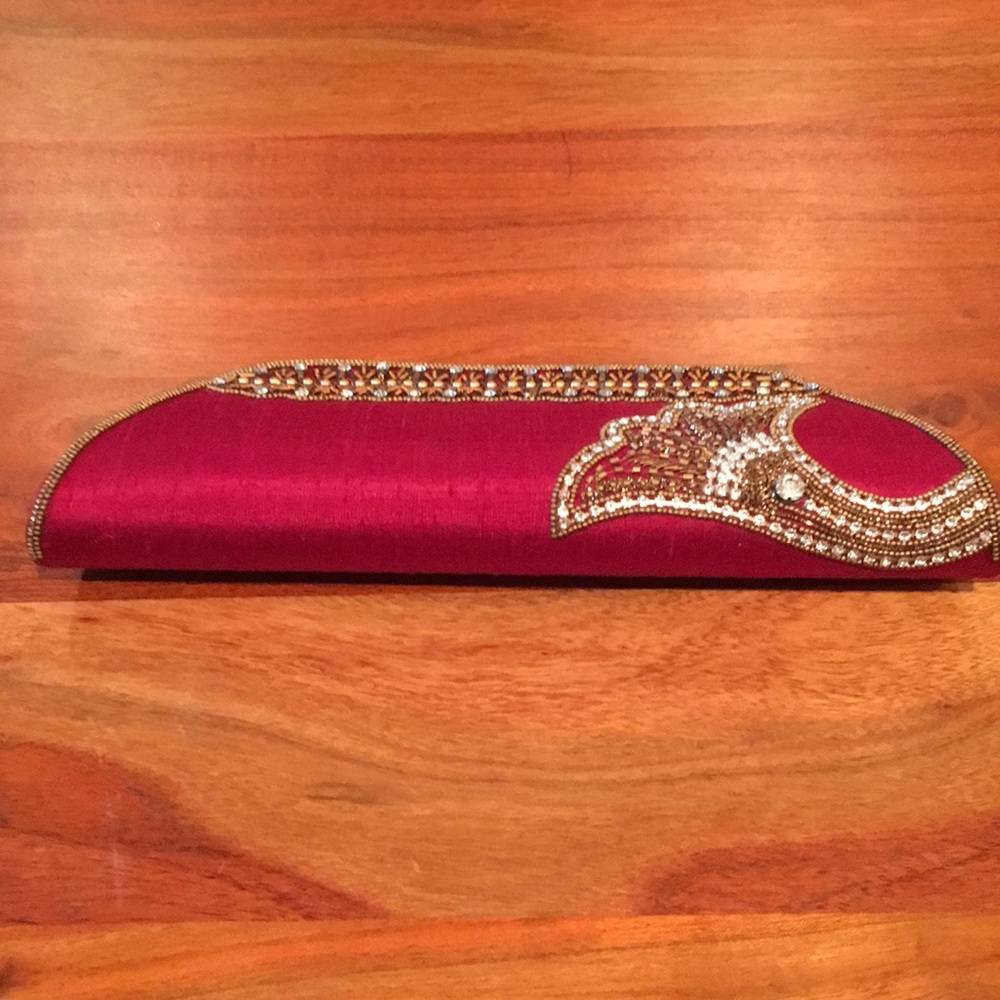 Beautiful red clutch / purse